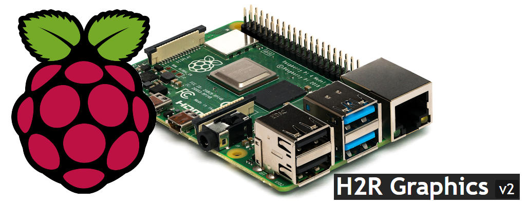 Raspberry Pi and H2R Graphics